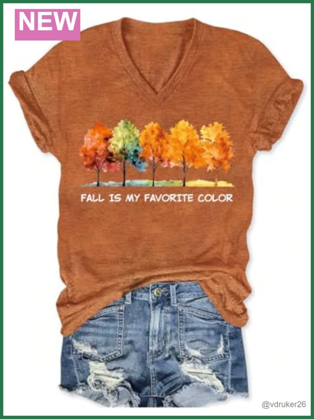 Boho V-Neck Floral Print Short Sleeve T-Shirt Tee